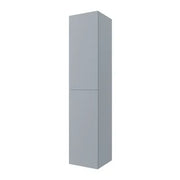 Colonna bagno sospesa 160 cm Melody azzurro polvere con ante reversibili