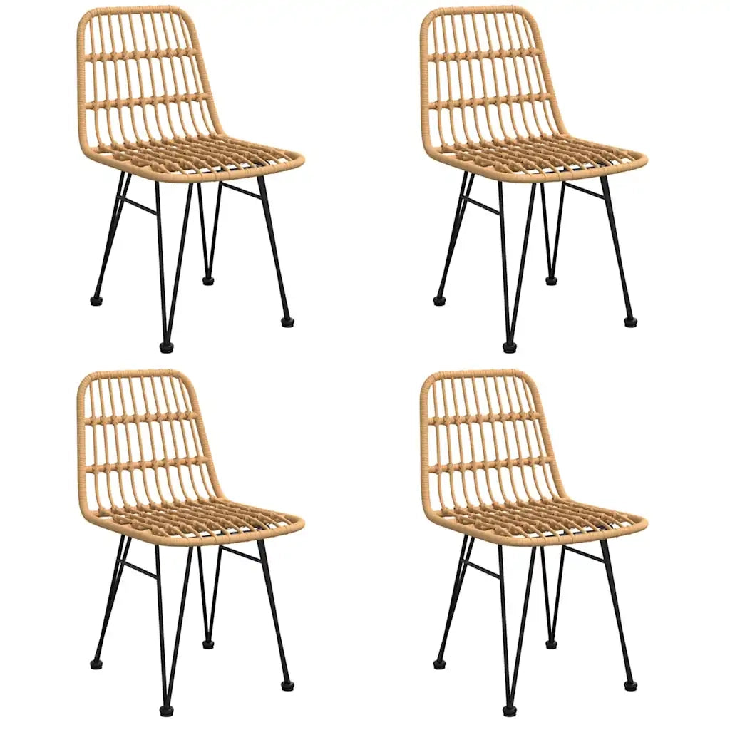 Set da Pranzo da Giardino 5 pz in Polyrattan cod mxl 35754