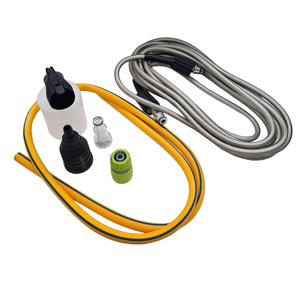 Idropulitrice elettrica compatta 1200W 100 BAR 7L/Min completa di accessori RHPW