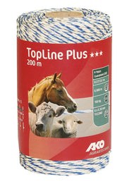 FILO ELETTRIFICATO TONDO PER RECINTO TOPLINE PLUS BIANCO/BLU mt. 200 fili 6