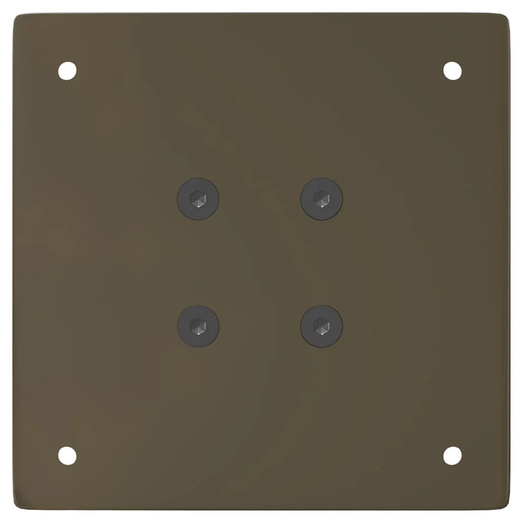 Set di 4 gambe pratiche per tavolino da caffè da 30 cm in acciaio naturale verniciato a polvere 02_0056796