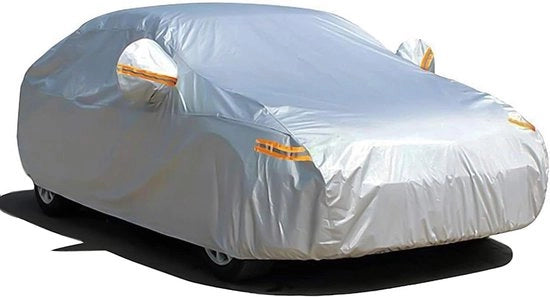 Autohoes universale per sedan fino a 500 cm, 2 strati impermeabili con chiusura a zip, adatto per tutte le condizioni climatiche.
