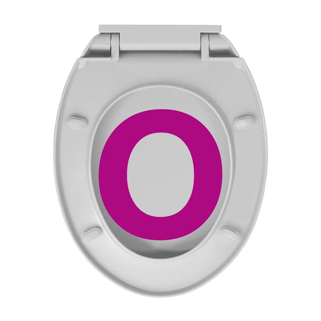 Tavoletta WC a Chiusura Morbida Grigio Chiaro Ovale CFW8638191