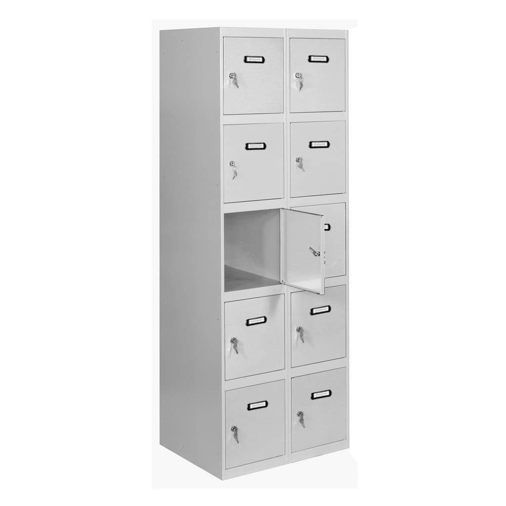 Armadietto in metallo Simon Rack con viti colore grigio 1800x800x500 mm Made in Spain