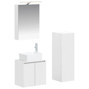 Set di mobili per il bagno 4 pcs Bianco 3407431
