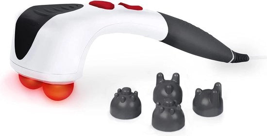 Apparecchio per massaggi manuali - Apparecchio per massaggi a percussione - Apparecchio per massaggi a percussione - Nero e Bianco