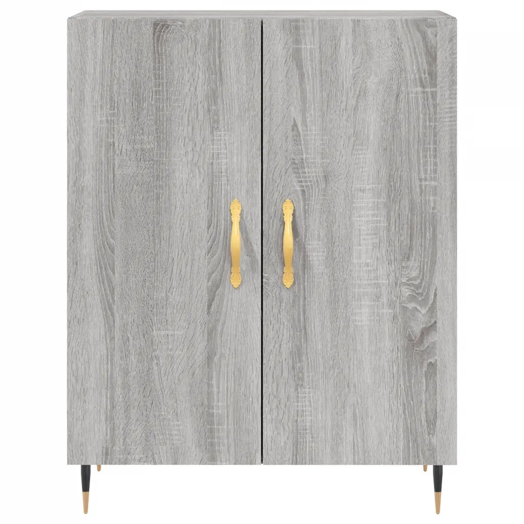 Credenza Grigio Sonoma 69,5x34x90 cm in Legno Multistrato 827706