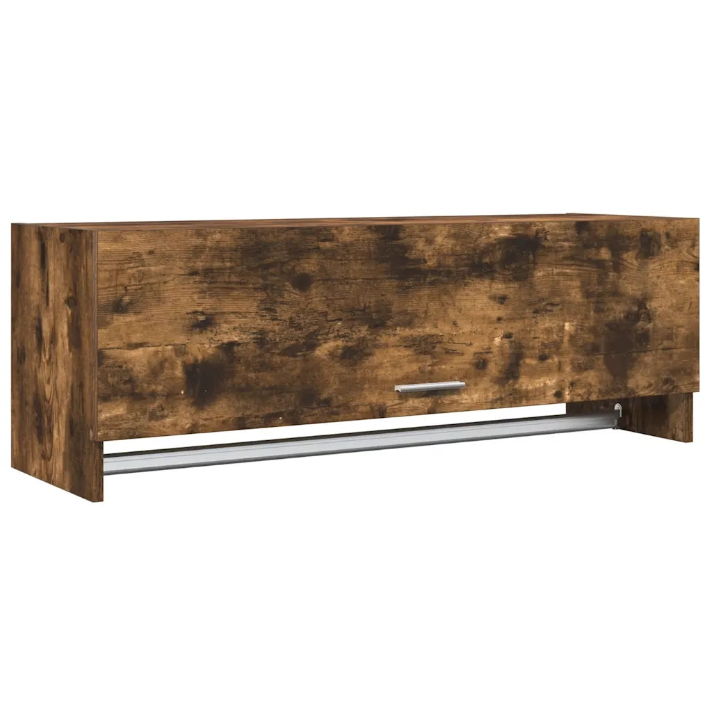 Armadio Rovere Fumo 100x32,5x35 cm in Legno Ingegnerizzato 815213