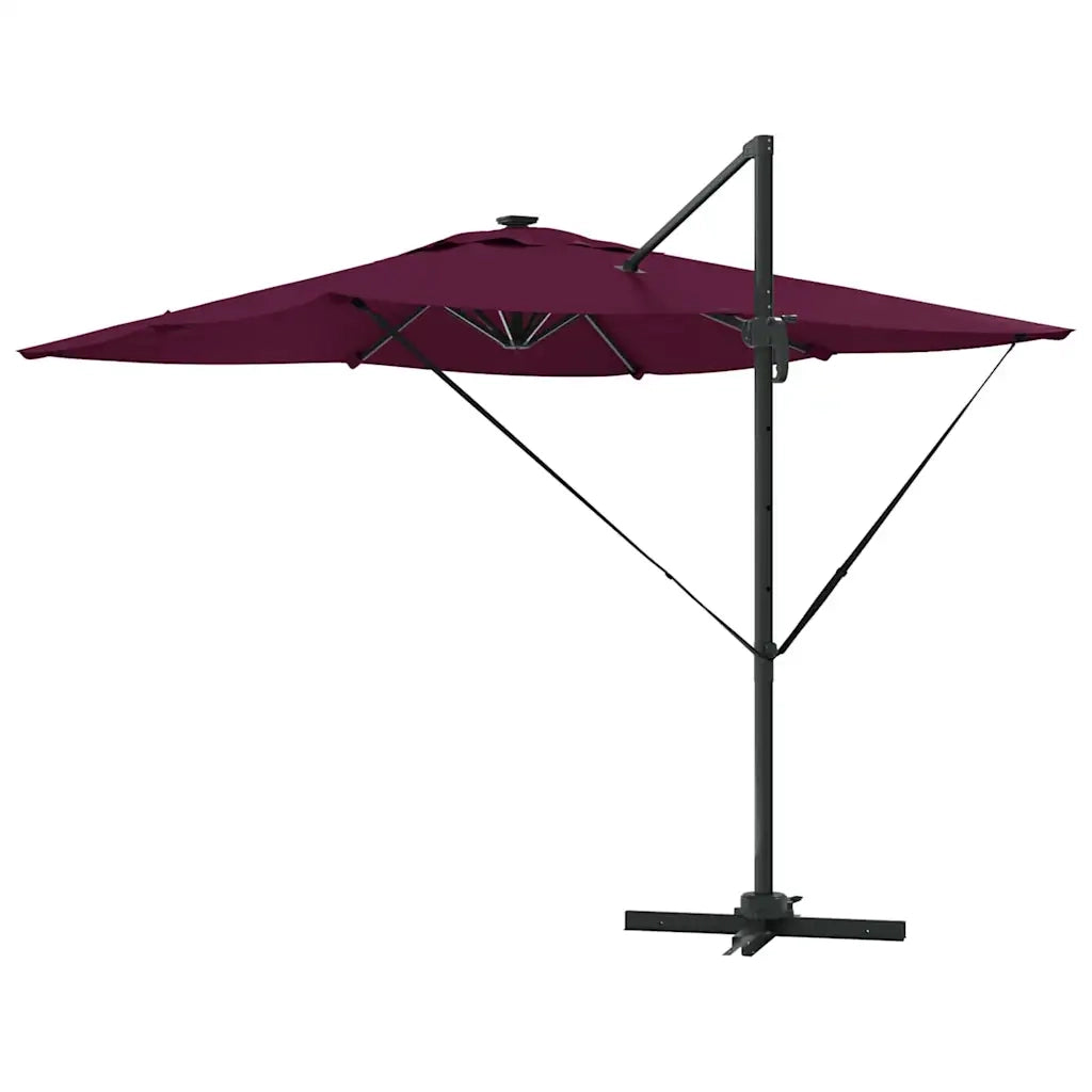 Ombrellone Rosso Bordeaux 286 x 284 x 270 cm 42003325