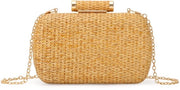 Borsa da Sera per Donna con Fermo Stro Clutch per Festa, Matrimonio, Estate e Bagno