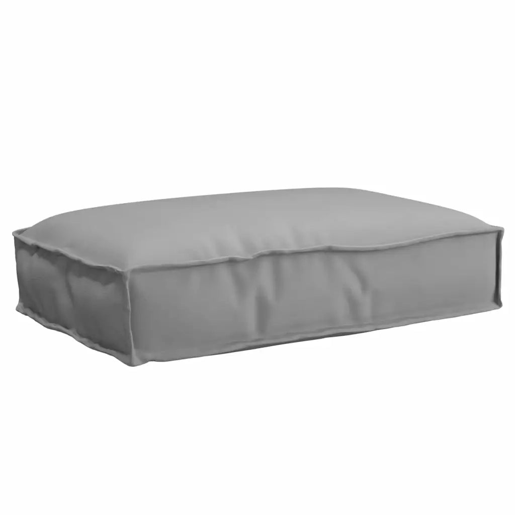 Cuscino Grigio 60 x 40 x 8 cm Tessuto Oxford 42001609