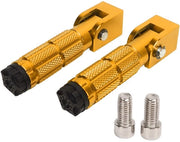 Supporto Pedale Opaczionabile Antiscivolo - Pedale Pedaliera Motorcicletta - Universale per Biciclette/ATV/UTV - 2 Pezzi - Alluminio