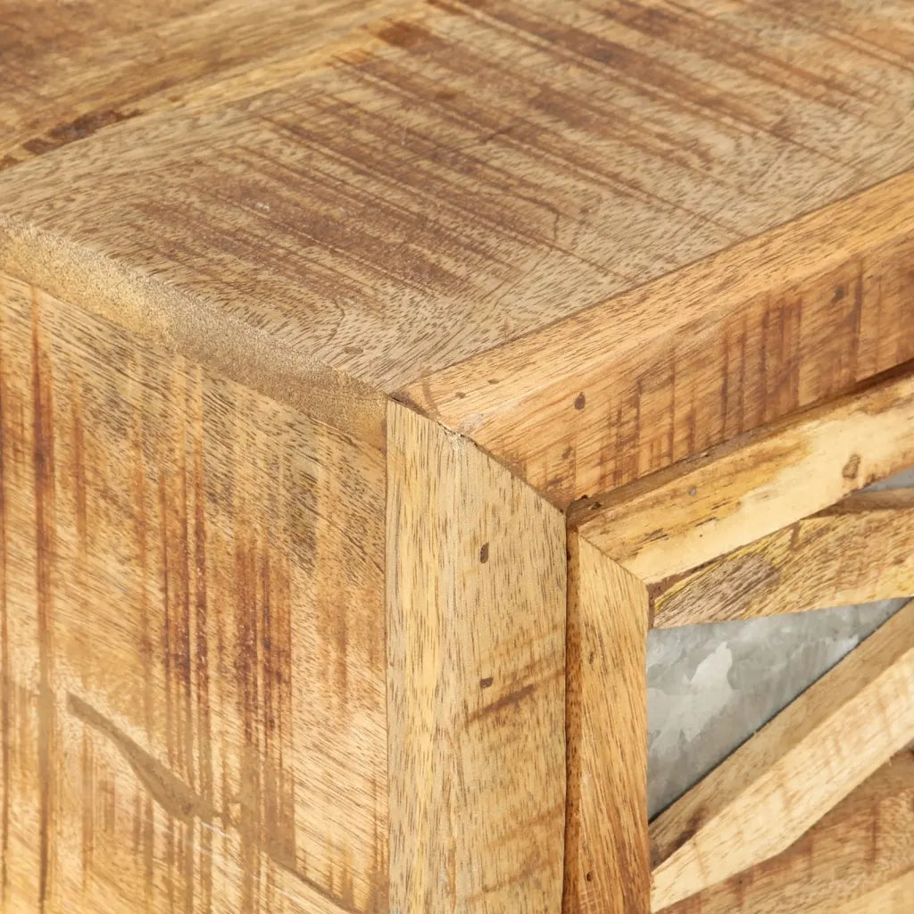 Tavolino da Salotto 110x50x38 cm in Legno Massello di Mango 282760