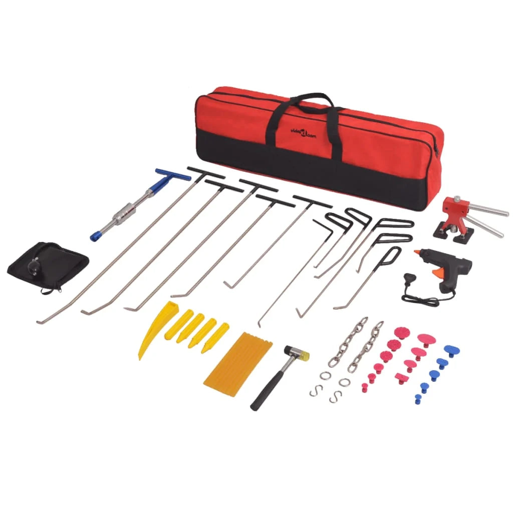 Kit di riparazione ammaccature senza vernice da 50 pezzi utensili per officina e garage in acciaio inossidabile 02_0004000
