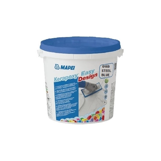 KERAPOXY EASY DESIGN 0169 STEEL BLUE 3KG - MAPEI