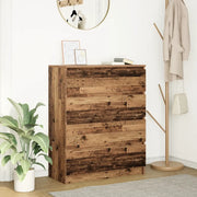 Credenza Legno Antico 80x35x99 cm in Legno Multistrato