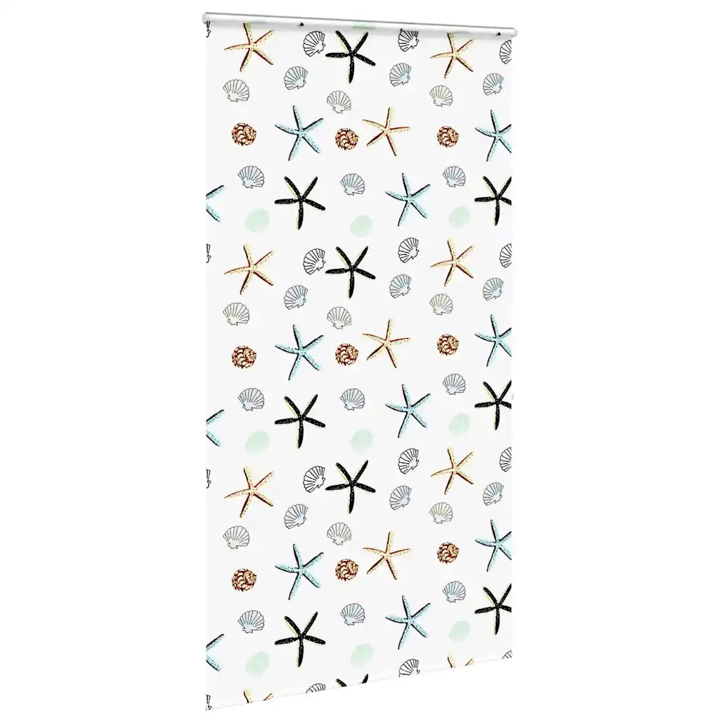 Tenda a Rullo Doccia con Cassonetto-Tenda doccia a rullo 130x240cm Larghezza Tessuto 773458