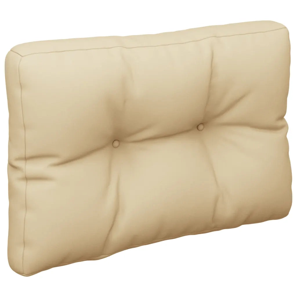 Cuscino per Pallet Beige 50x40x12 cm in Tessuto 360538