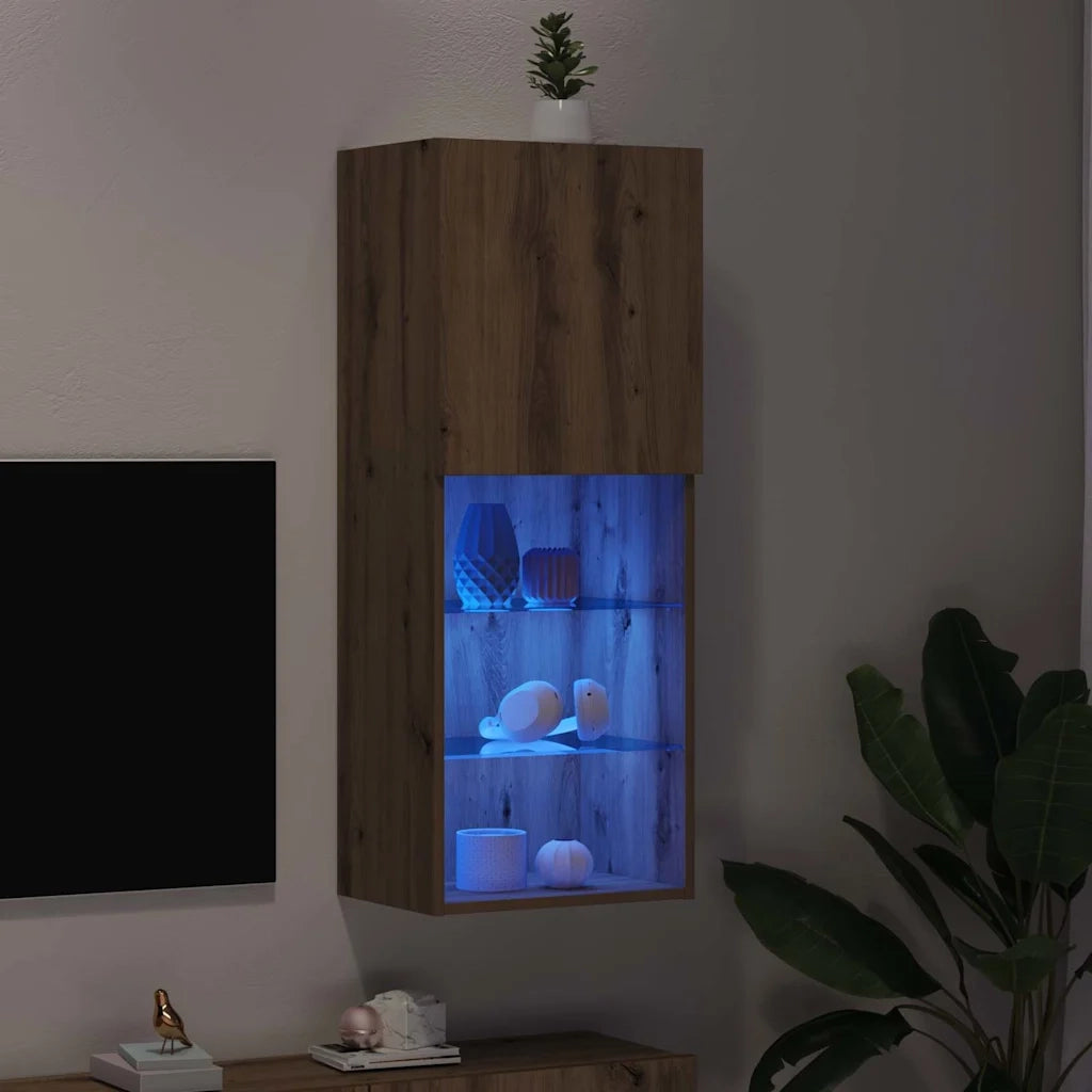 Set mobile TV-Credenza per TV Rovere artigianale 40,5 x 30 x 102 cm