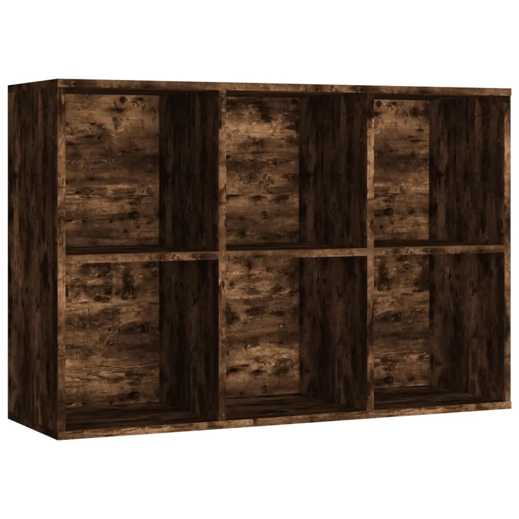 Libreria/Credenza Rovere Fumo 66x30x98 cm in Legno Multistrato 815294
