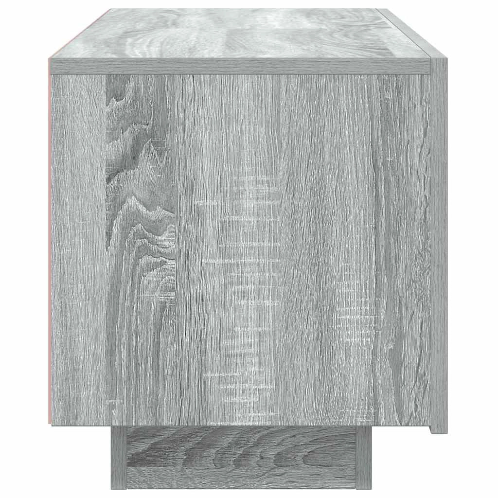 Mobile TV multimediale mensola TV credenza TV sala da pranzo soggiorno camera da letto Sonoma 100 x 35 x 40 cm legno ingegnerizzato grigio 02_0028327