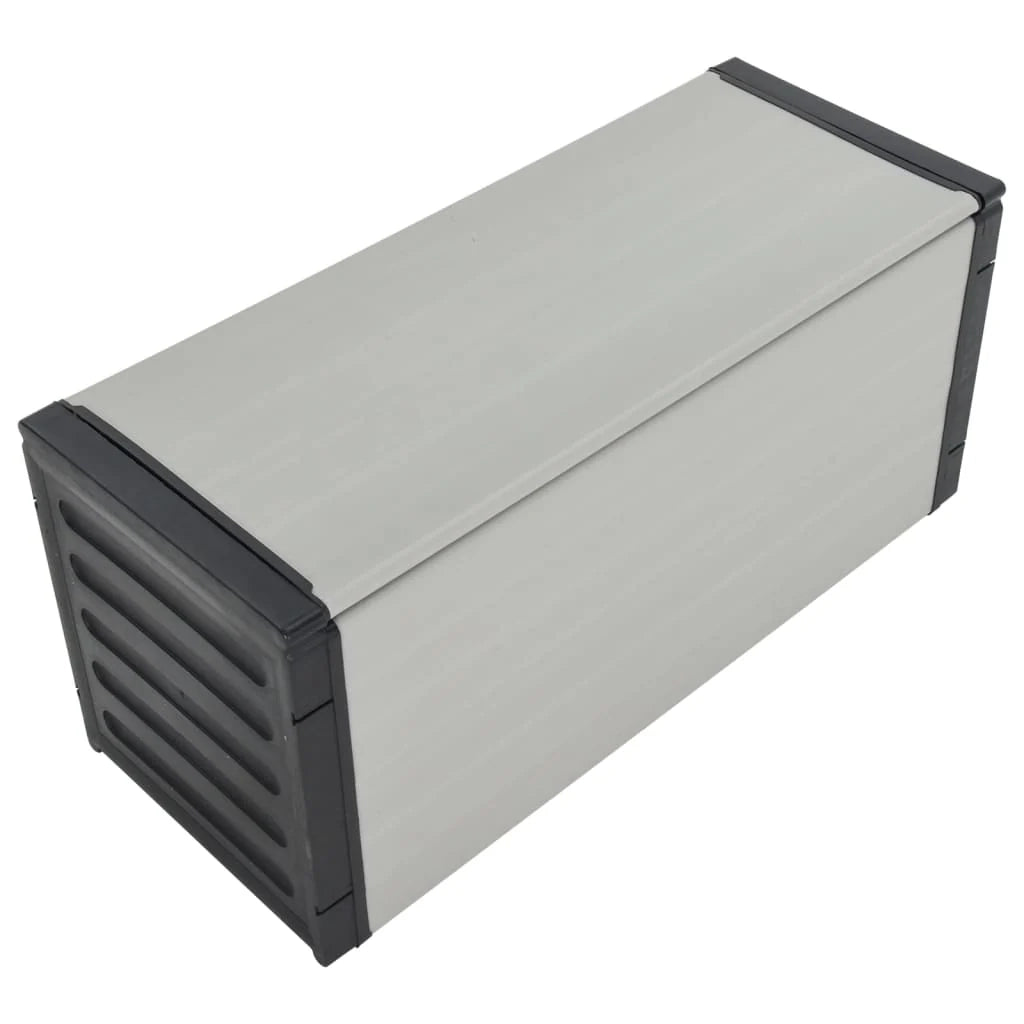 Mobiletto per rifiuti da giardino 85 x 34 x 40 cm grigio 02_0006065
