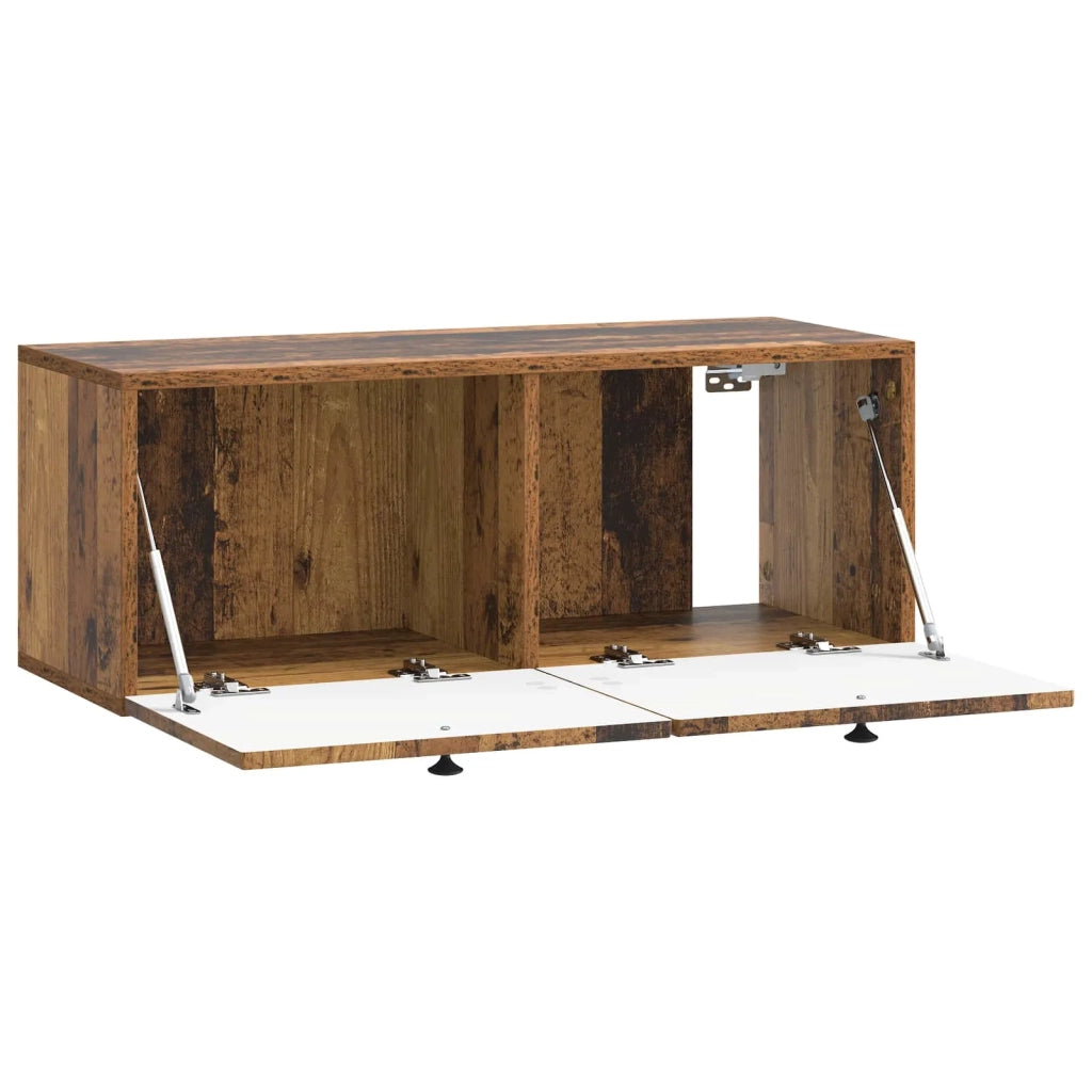 Mobile Porta TV da Muro Legno antico 78,5 x 31 x 30 cm