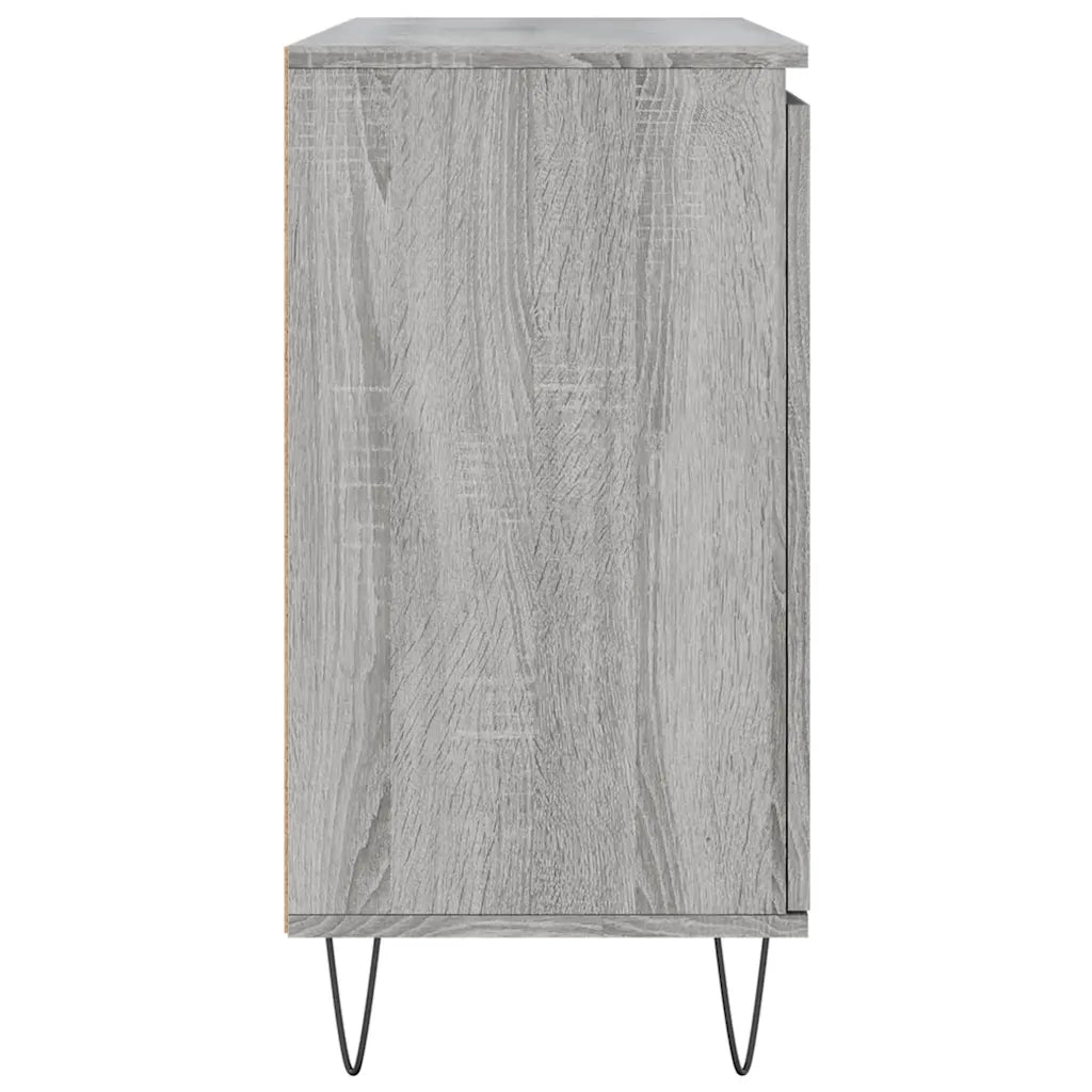 Credenza Grigio Sonoma 101,5x35x70 cm in Legno Multistrato 827210