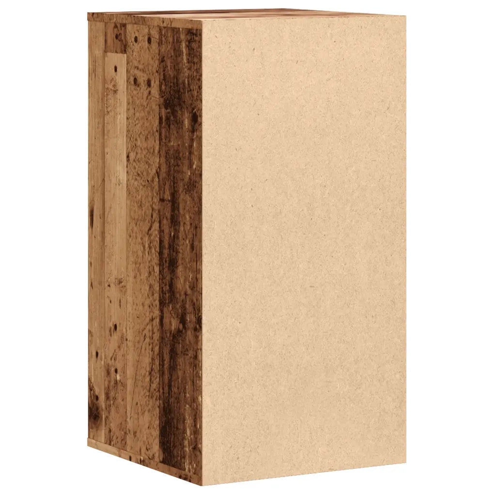 Cassettiera Angolare Legno Antico 40x41x76 cm Legno Multistrato