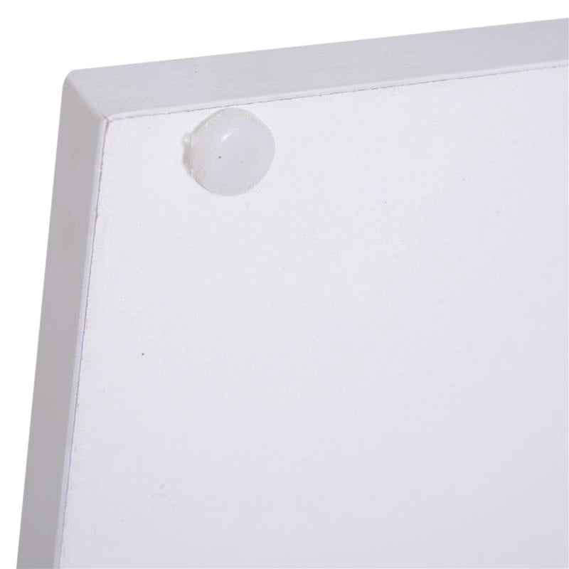 TAVOLINO SALOTTO DESIGN MODERNO 2 RIPIANI DESIGN MODERNO LEGNO BIANCO