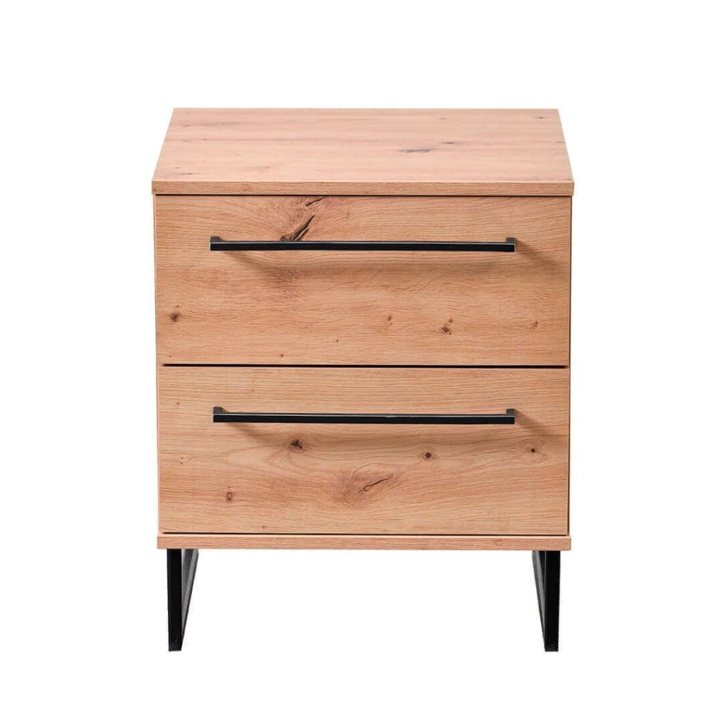 comodino moderno 2 cassetti cm 45 5x35x54 h - ZENWOOD