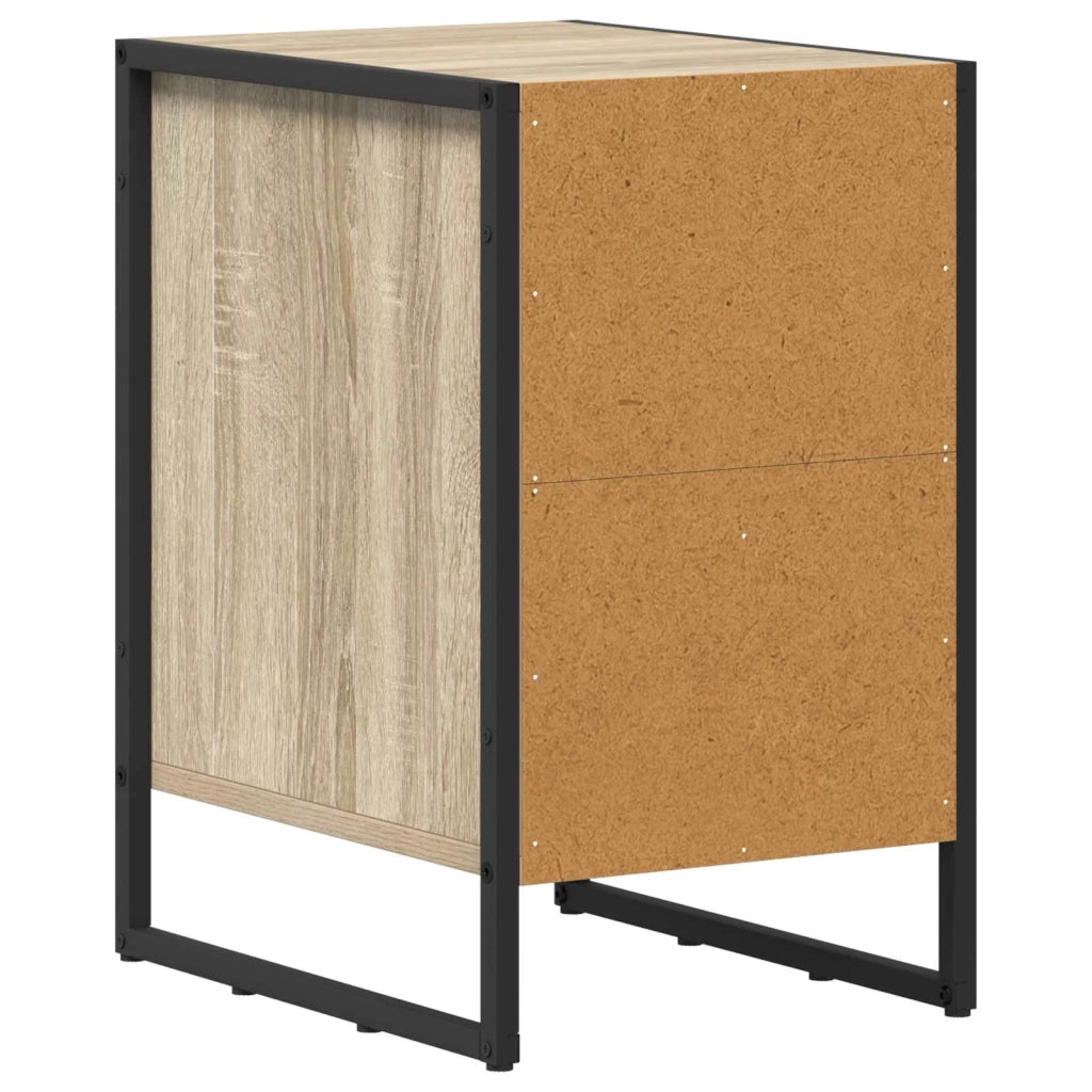 Set di 2 Comodini | Armadio da Notte | Mobiletto da notte Sonoma 39,5 x 30 x 50 cm Legno multistrato