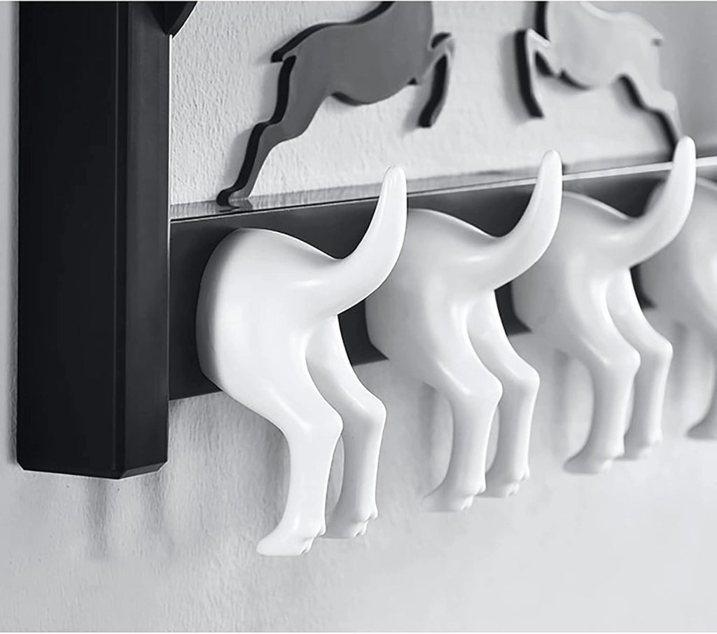 Appendiabiti da Parete, in Resina Sintetica, per Cappelli, Asciugamani, Borse, Accappatoi, Ingresso del Bagno (Colore: D)