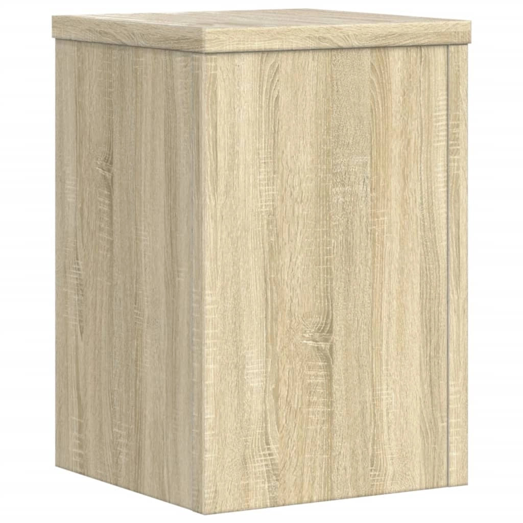 Supporti per piante mobili per fiori set da 2 legno ingegnerizzato Sonoma marrone 02_0045346