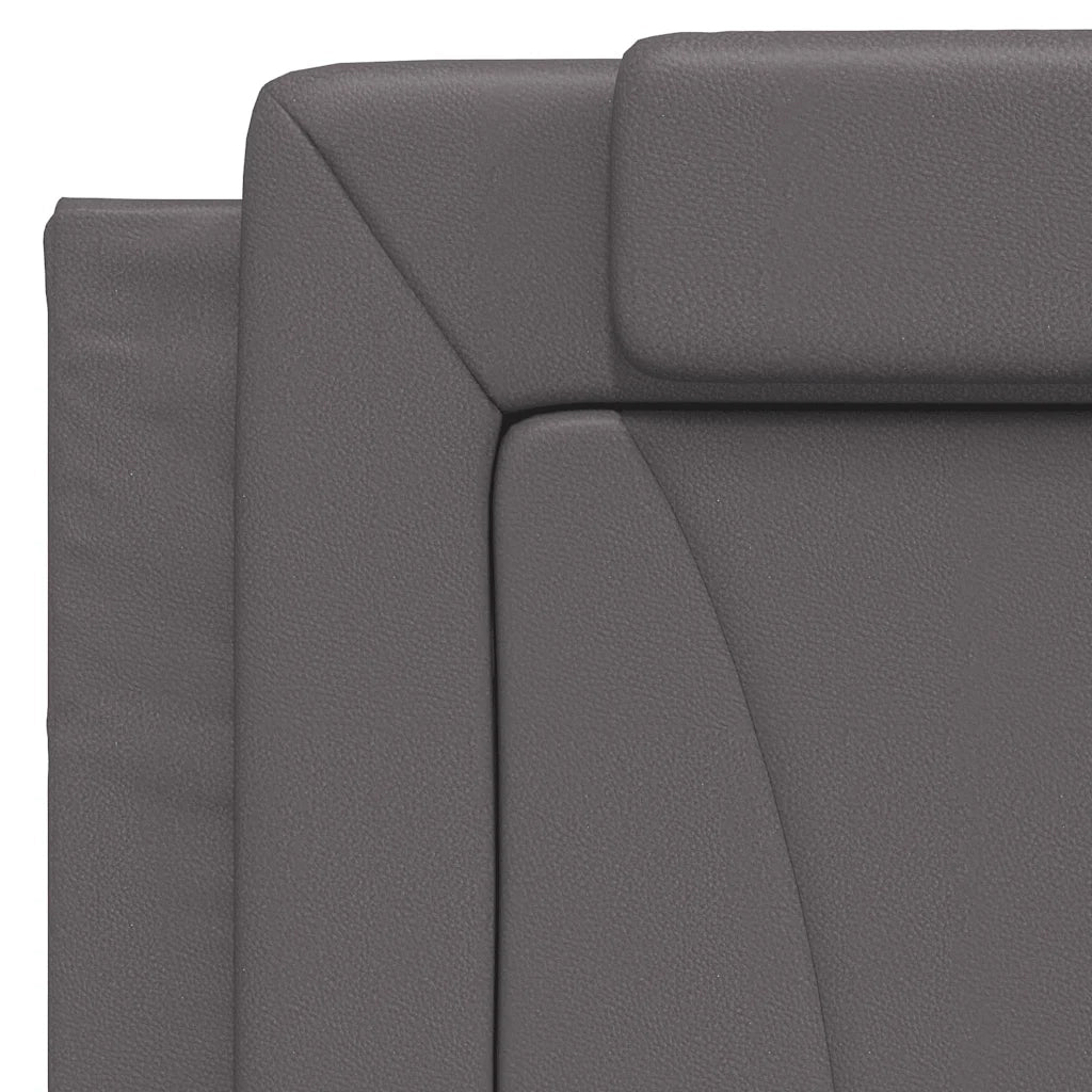Giroletto Viana senza Materasso-Struttura Letto Crema 100x200 cm in Similpelle