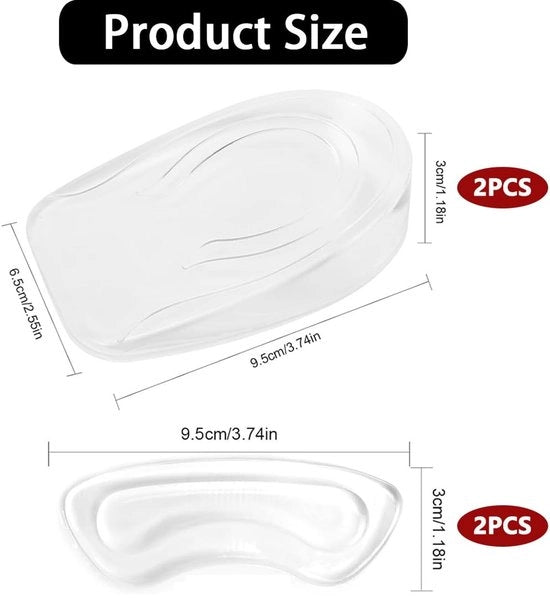Zoccoli di protezione per arti inferiori - Cuscino di protezione per arti inferiori - Ghiacciai in gomma - Supporti antiscivolo per arti inferiori - Pads antiscivolo per arti inferiori - Assorbenti shock - 100% idoneo per la pelle