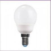 Lampada ai l.calda fluor. sfera ats727c e14 7w compatte decorati