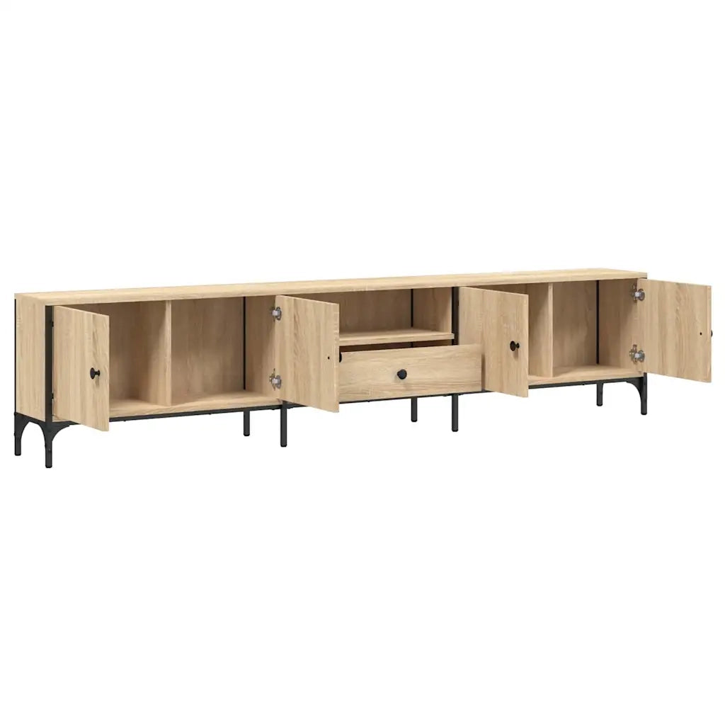 Mobile TV | Armadietto TV | Mobile Porta TV Cassetto Rovere Sonoma 200x25x44 cm Legno Multistrato