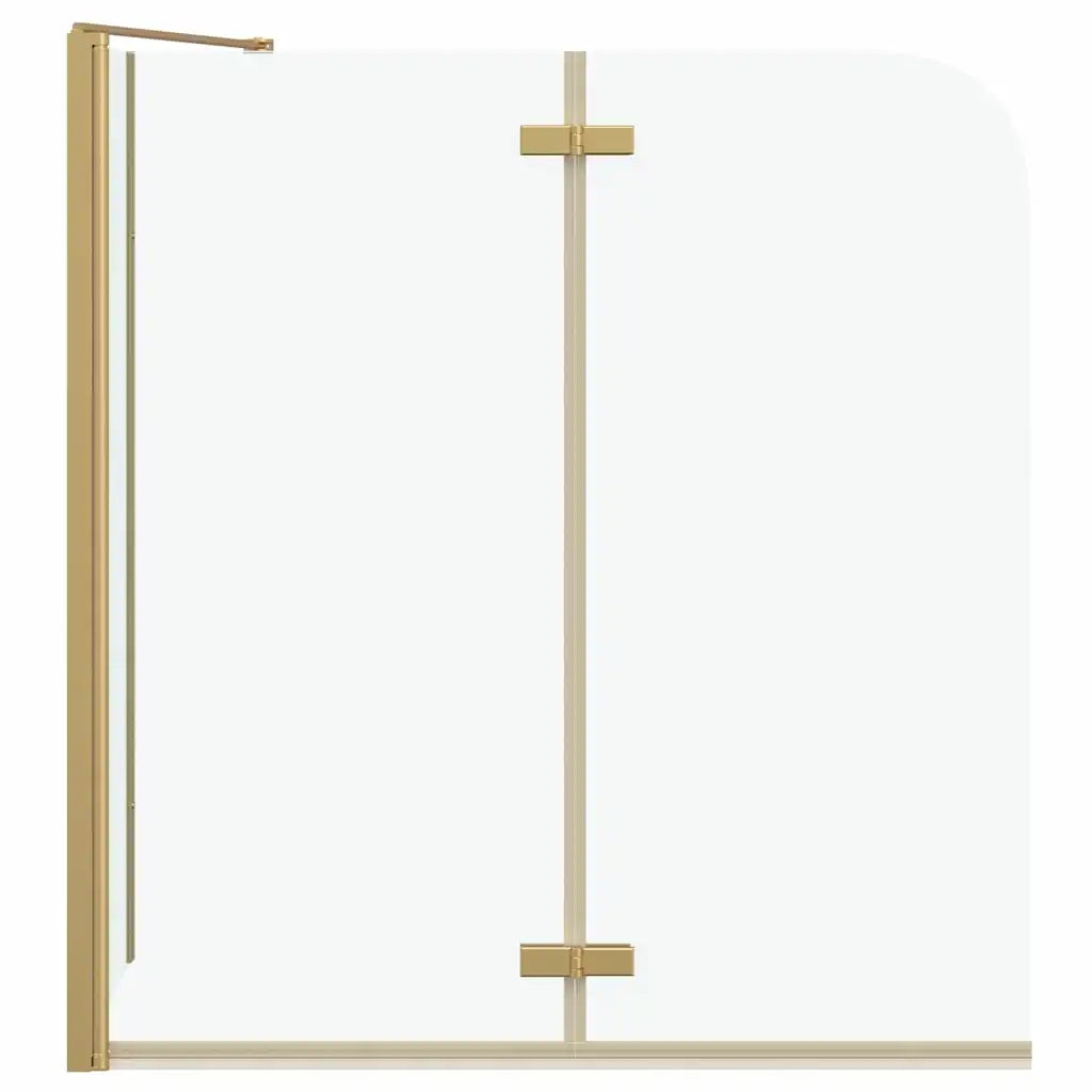 Involucro Doccia Oro 120 x 68 x 130 cm Vetro ESG e Alluminio