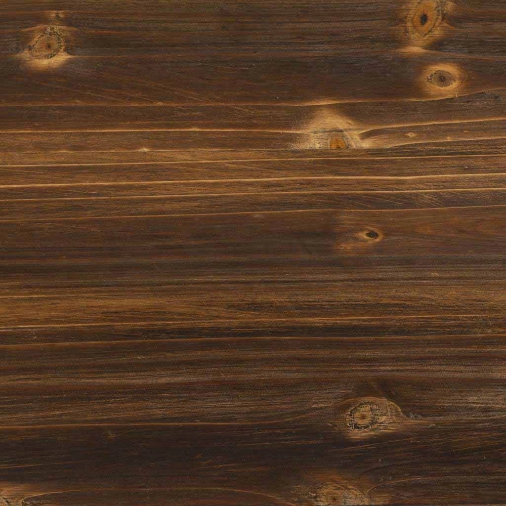 Scaffale in legno e metallo marrone 120x32x178h