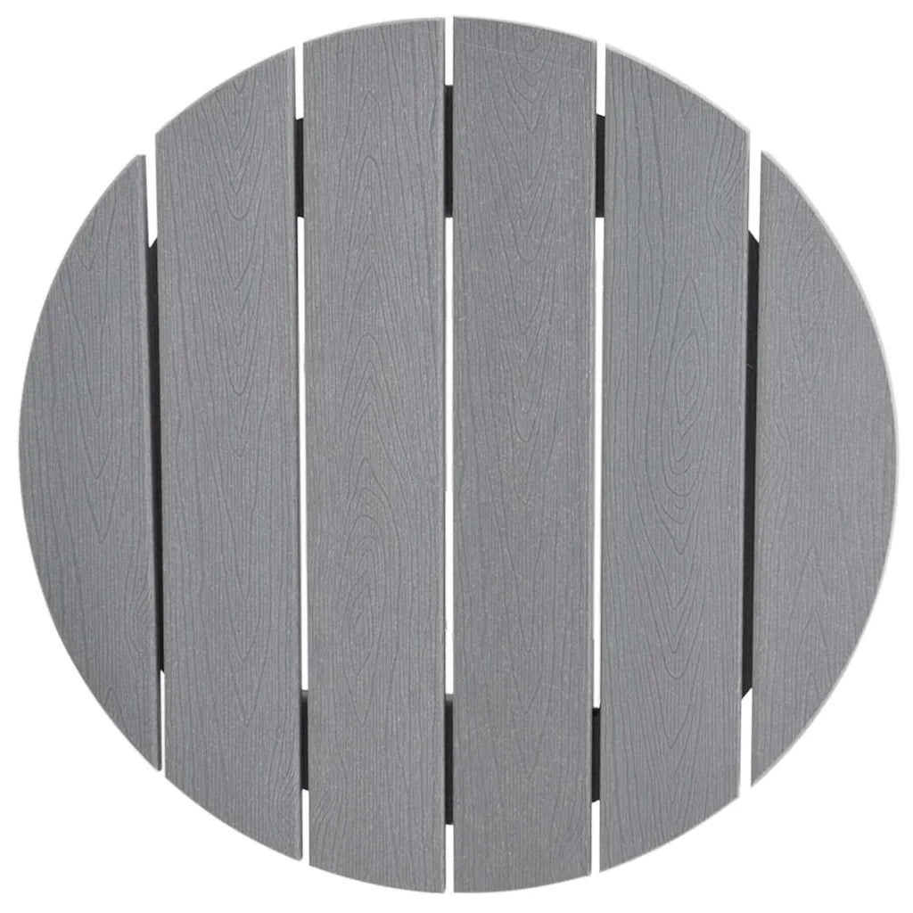 Tavolino da Giardino | Tavolo da bar Grigio chiaro 55 x 55 x 107 cm Polietilene