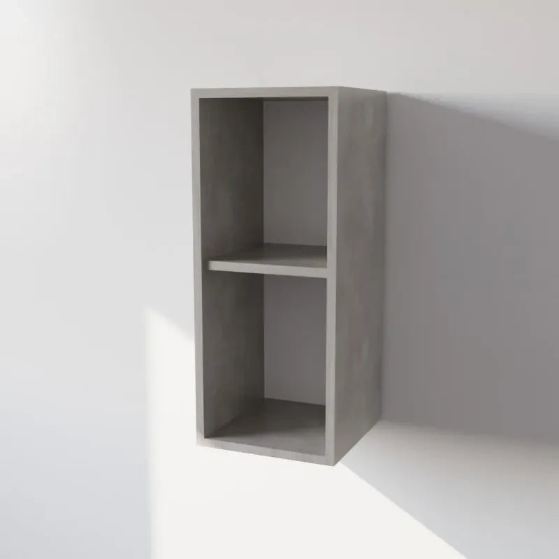 Pensile Cucina in Legno Nobilitato Cemento Mobile Alto con 1 Anta, Pensile Componibile Moderno Made in Italy (H72XL30XP33cm)