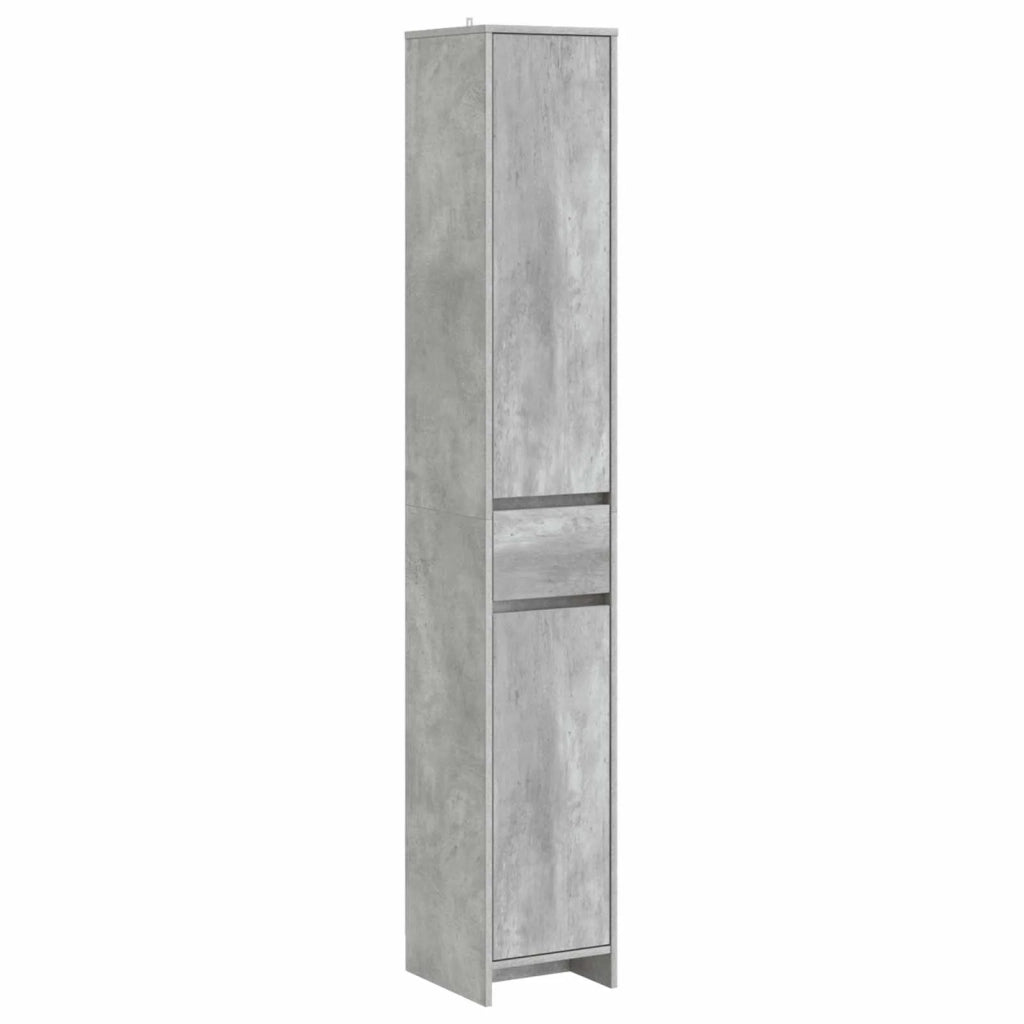 Mobile da Bagno Grigio Cemento 30 x 33 x 190 cm