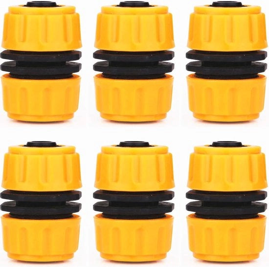 Set di riparazione per tubi 6 pezzi 13 mm (1/2") - adattatore per la riparazione dei tubi velocemente e facilmente senza strumenti