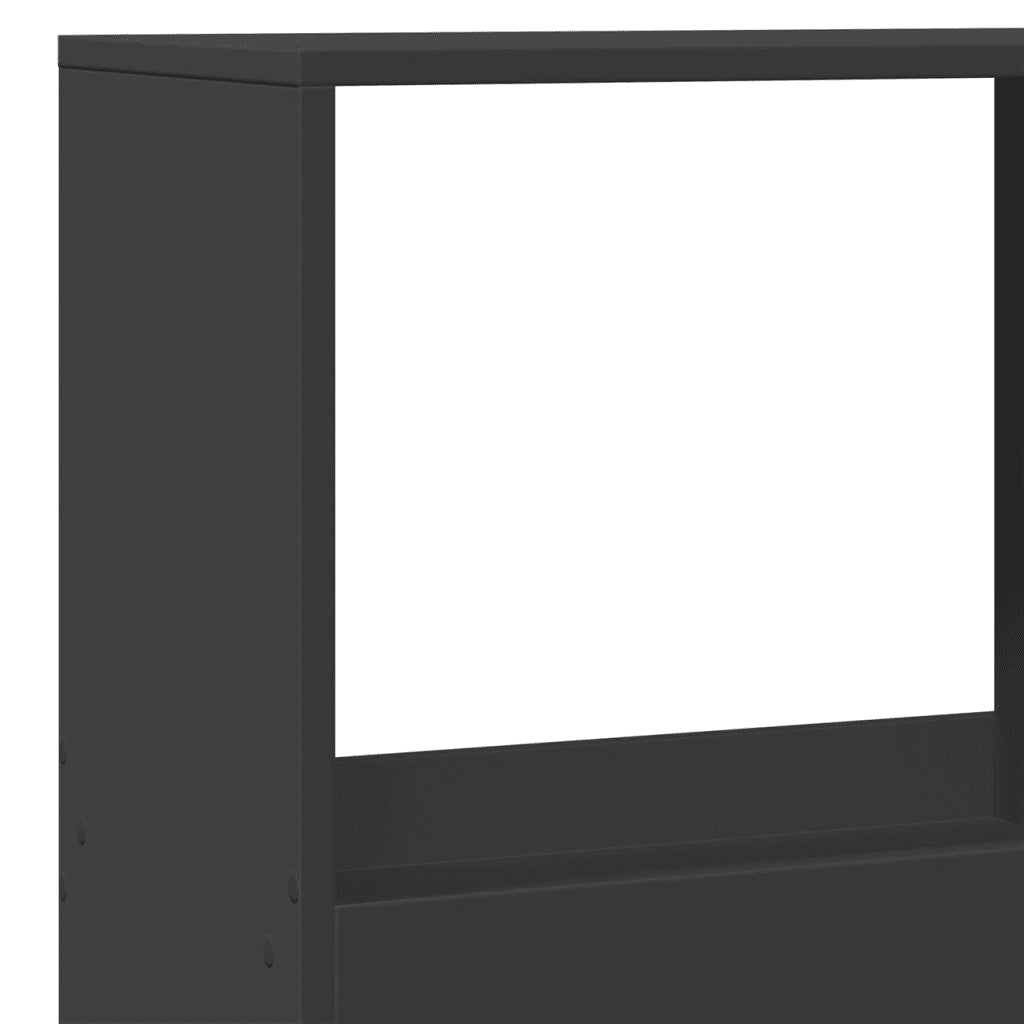 Libreria Nera 100x33x175 cm in Legno Multistrato 3309403