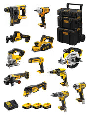 DeWALT Kit DWK1200 (DCD796+DCH273+DCG405+DCF887+DCF894+DCS331+DCS391+ DCS355+DCP580+DCS369+DCL050+DCF620+3x5,0Ah+DCB115+Caddy)
