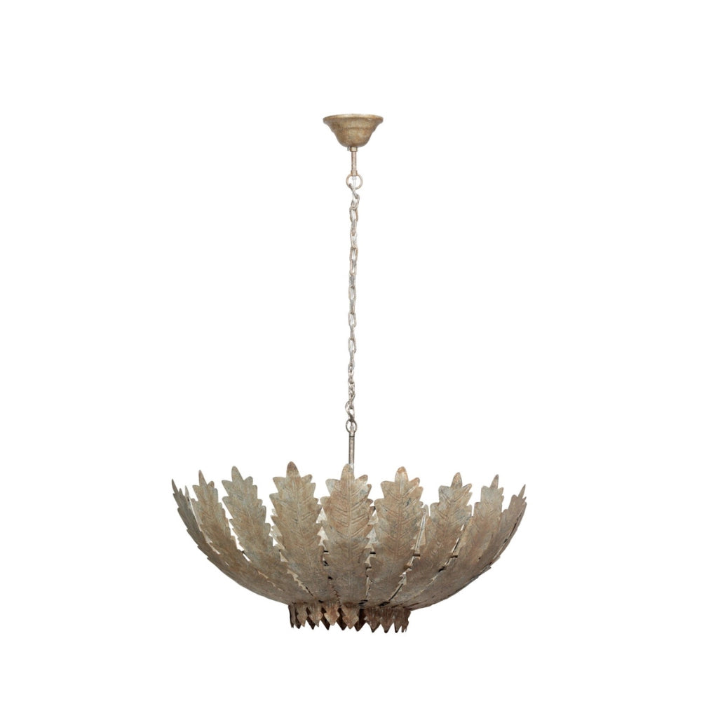 Lampadario a sospensione Autumn Leaves Small champagne in ferro Vikasa Home