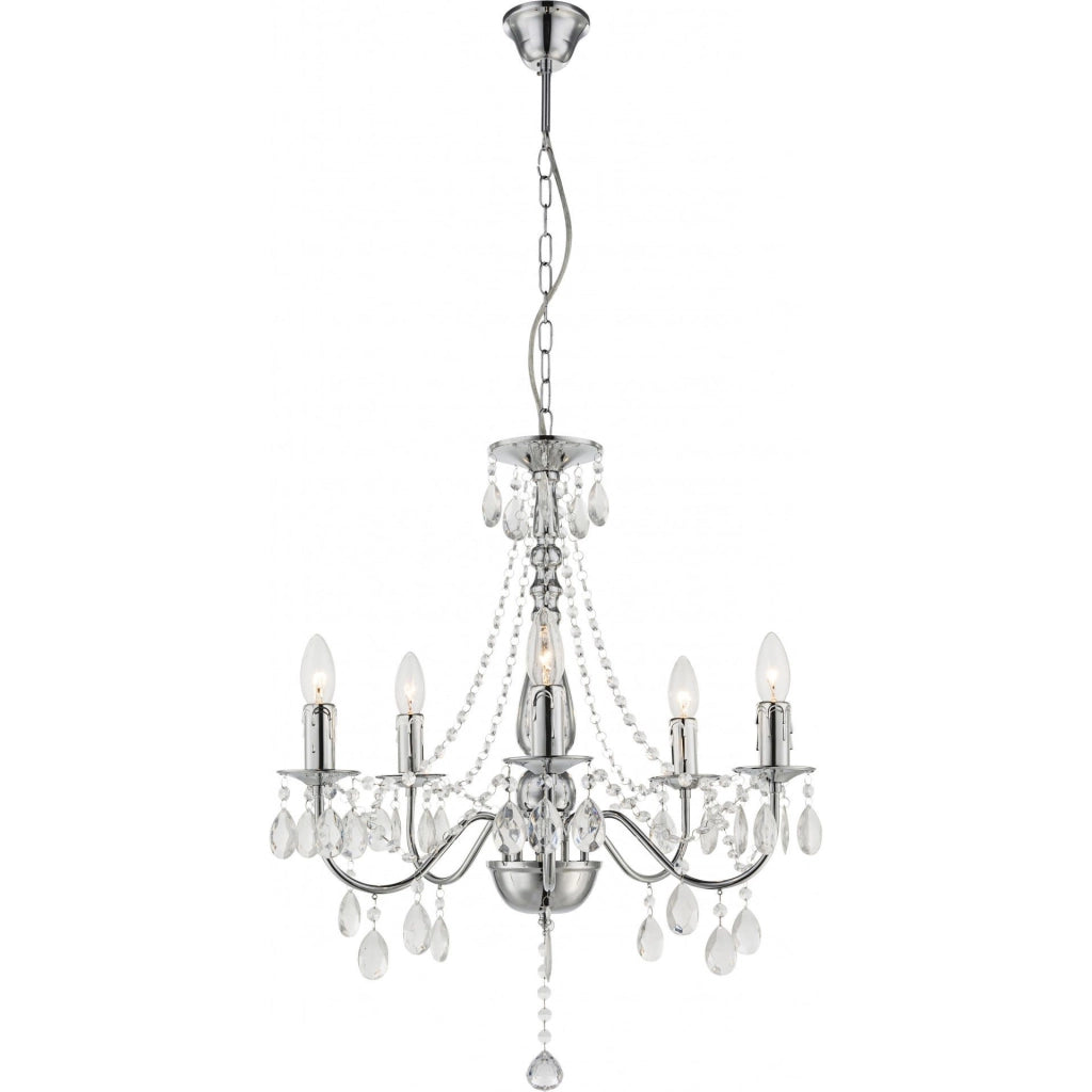 Lampada Da Soffitto Ebt014-5cp Chrome