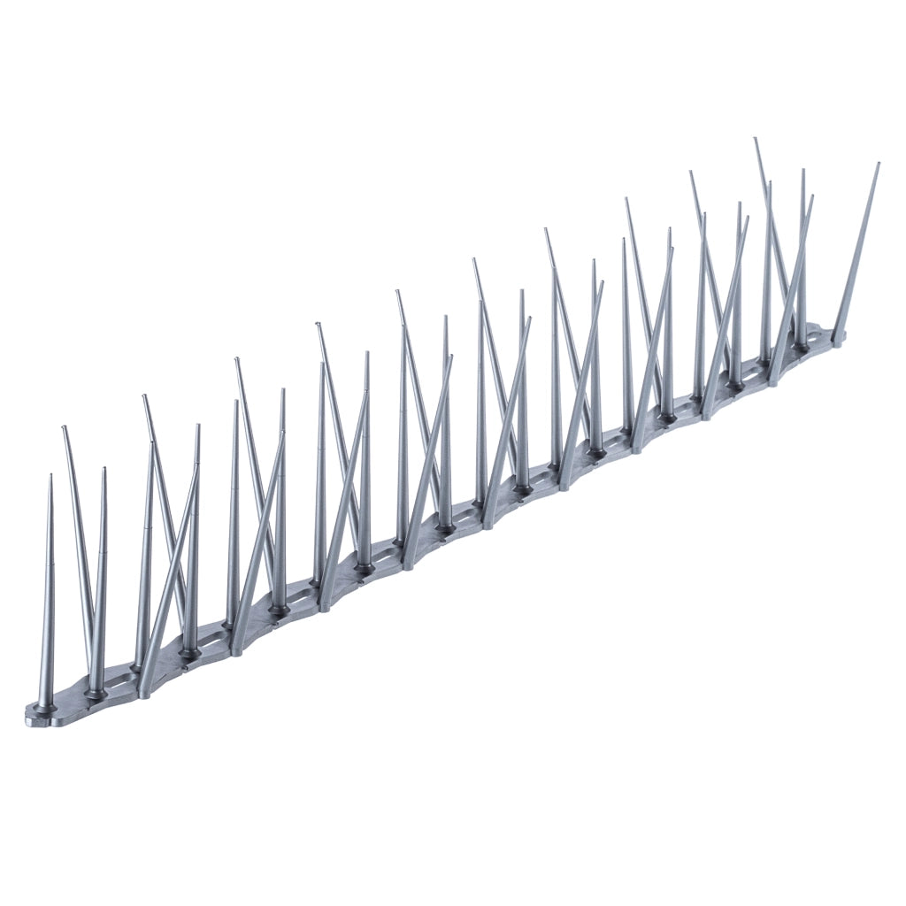 Punte dissuasive per uccelli KADAX in plastica, alte 48,5 cm, sicure.