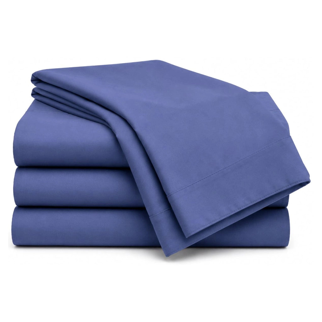 Rotira, set Completo Letto Piazza e Mezza in Cotone, blu